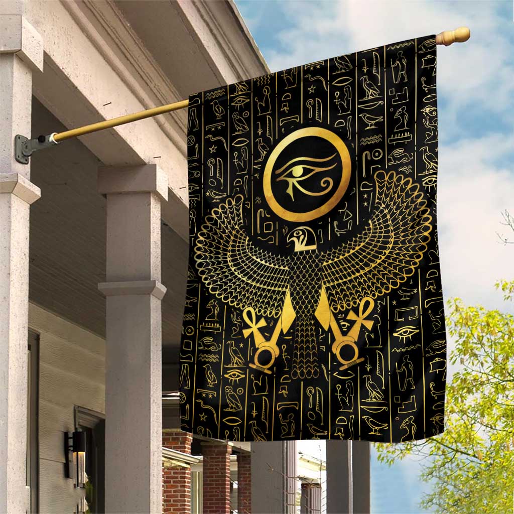 Ancient Egyptian Garden Flag Horus Falcon God