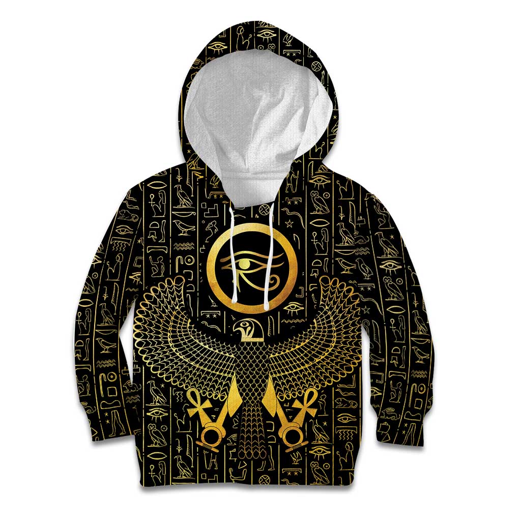 Ancient Egyptian Kid Hoodie Horus Falcon God