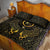 Ancient Egyptian Quilt Bed Set Horus Falcon God