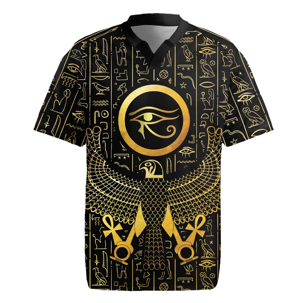 Ancient Egyptian Rugby Jersey Horus Falcon God