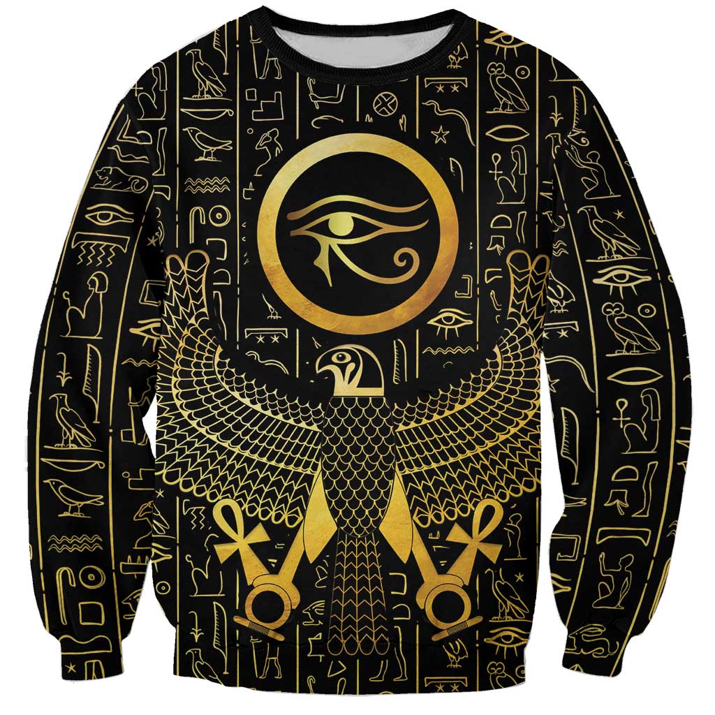 Ancient Egyptian Sweatshirt Horus Falcon God