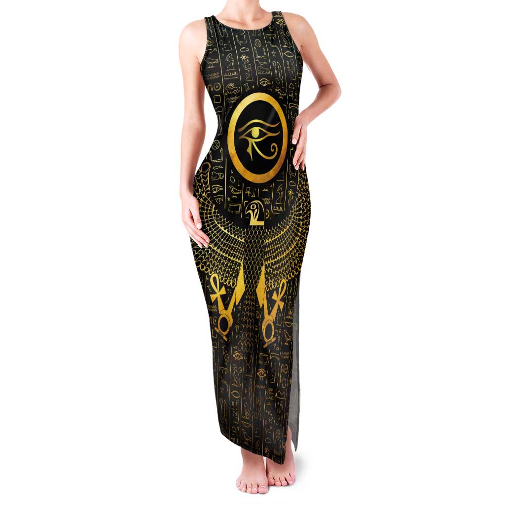 Ancient Egyptian Tank Maxi Dress Horus Falcon God