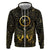 Ancient Egyptian Zip Hoodie Horus Falcon God