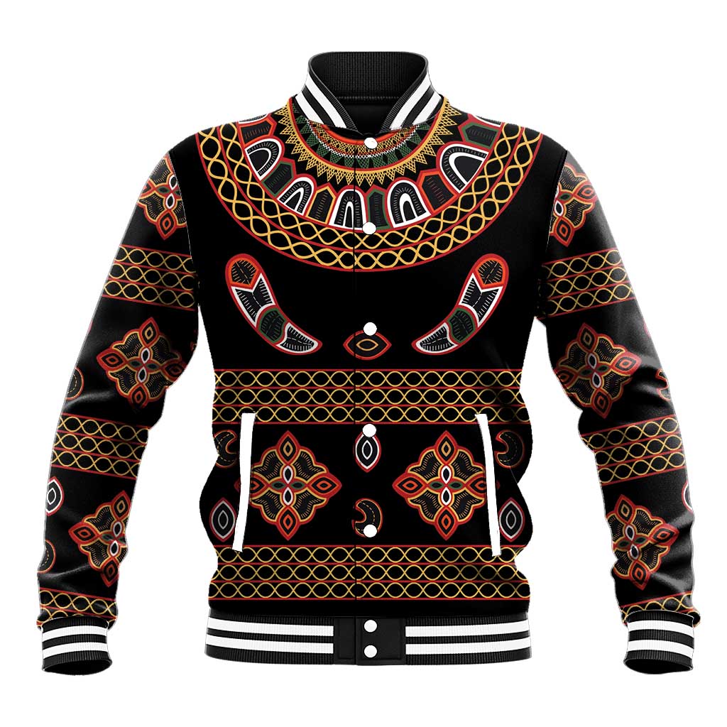 Toghu Baseball Jacket Cameroon Traditional Pattern