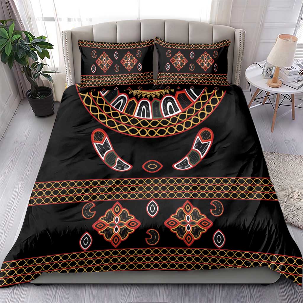 Toghu Bedding Set Cameroon Traditional Pattern