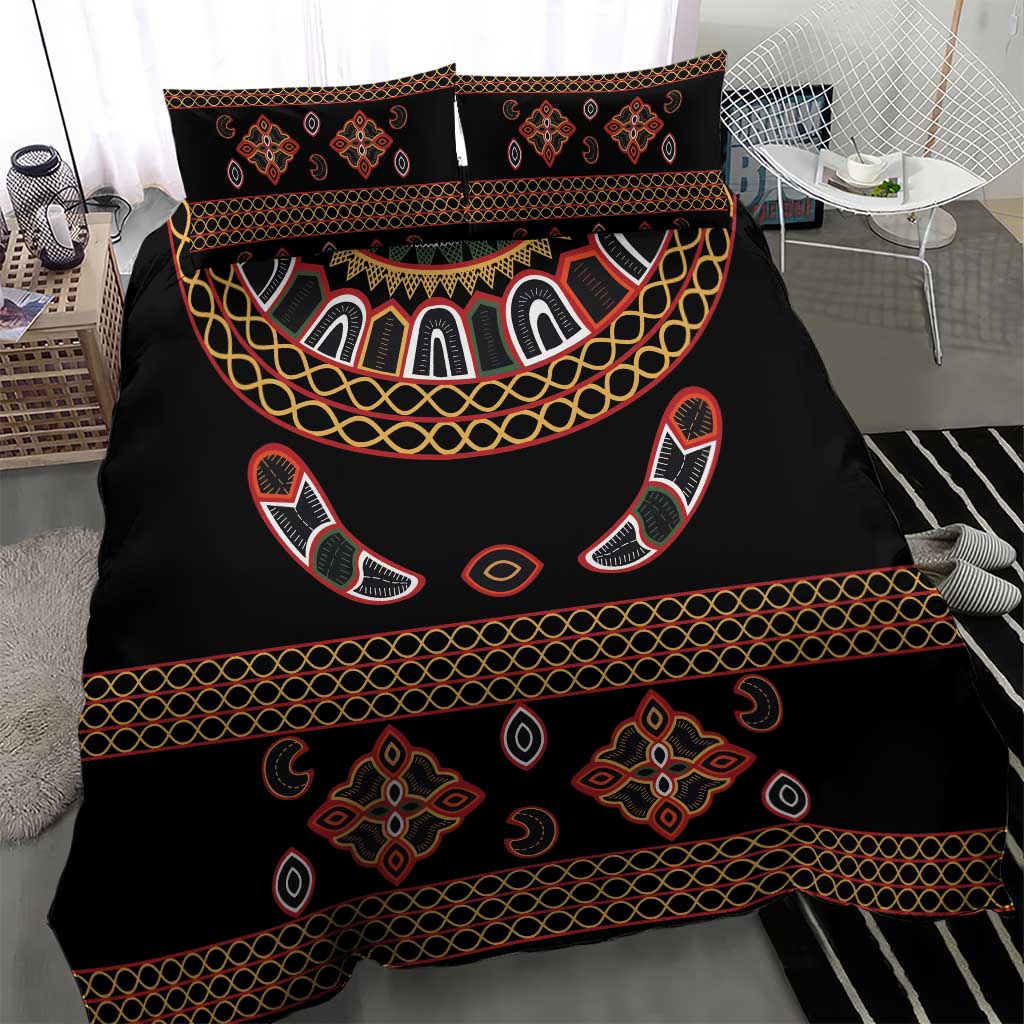 Toghu Bedding Set Cameroon Traditional Pattern