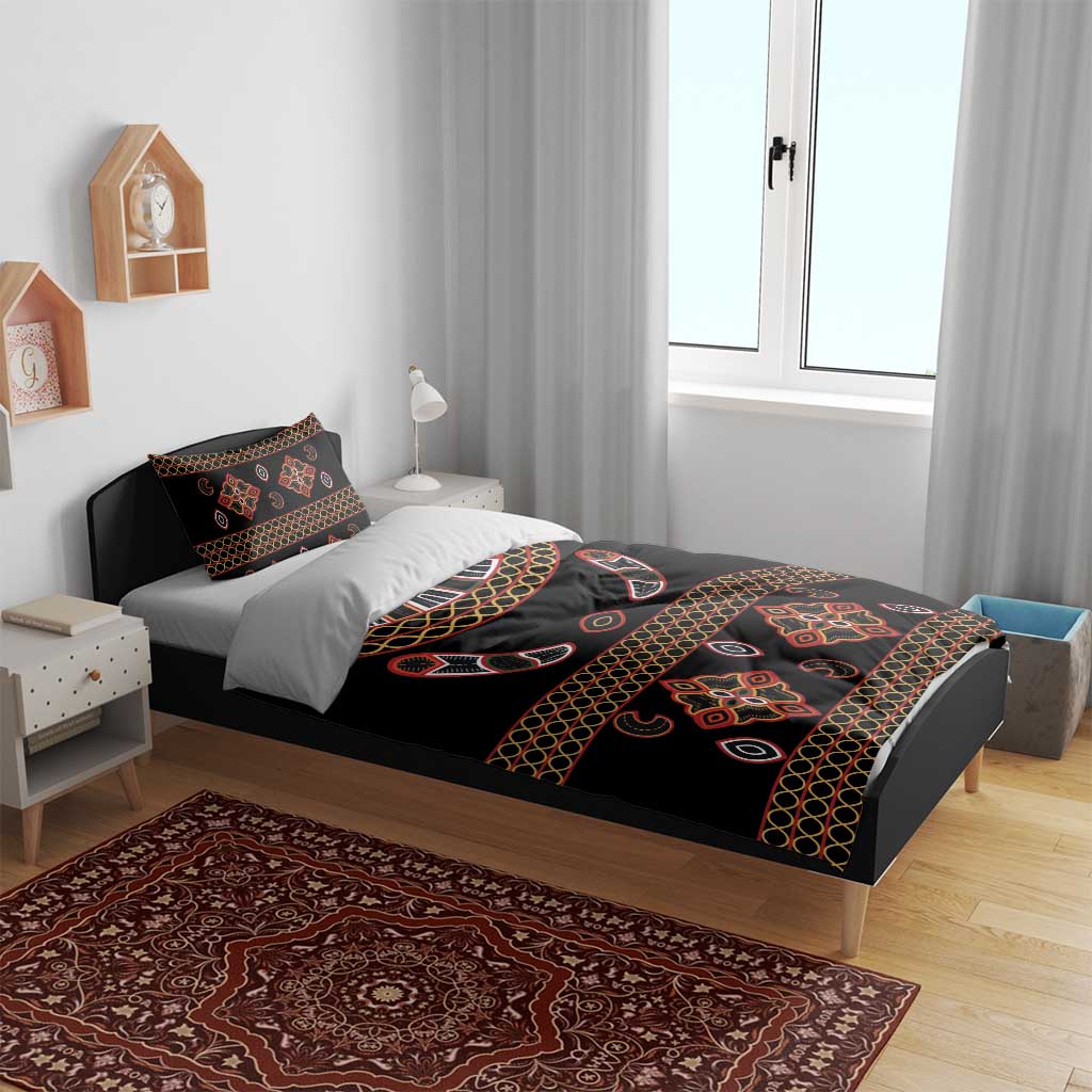 Toghu Bedding Set Cameroon Traditional Pattern