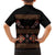 Toghu Family Matching Long Sleeve Bodycon Dress and Hawaiian Shirt Cameroon Traditional Pattern