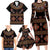 Toghu Family Matching Long Sleeve Bodycon Dress and Hawaiian Shirt Cameroon Traditional Pattern