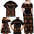 Toghu Family Matching Off Shoulder Maxi Dress and Hawaiian Shirt Cameroon Traditional Pattern