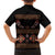 Toghu Family Matching Short Sleeve Bodycon Dress and Hawaiian Shirt Cameroon Traditional Pattern