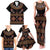 Toghu Family Matching Tank Maxi Dress and Hawaiian Shirt Cameroon Traditional Pattern