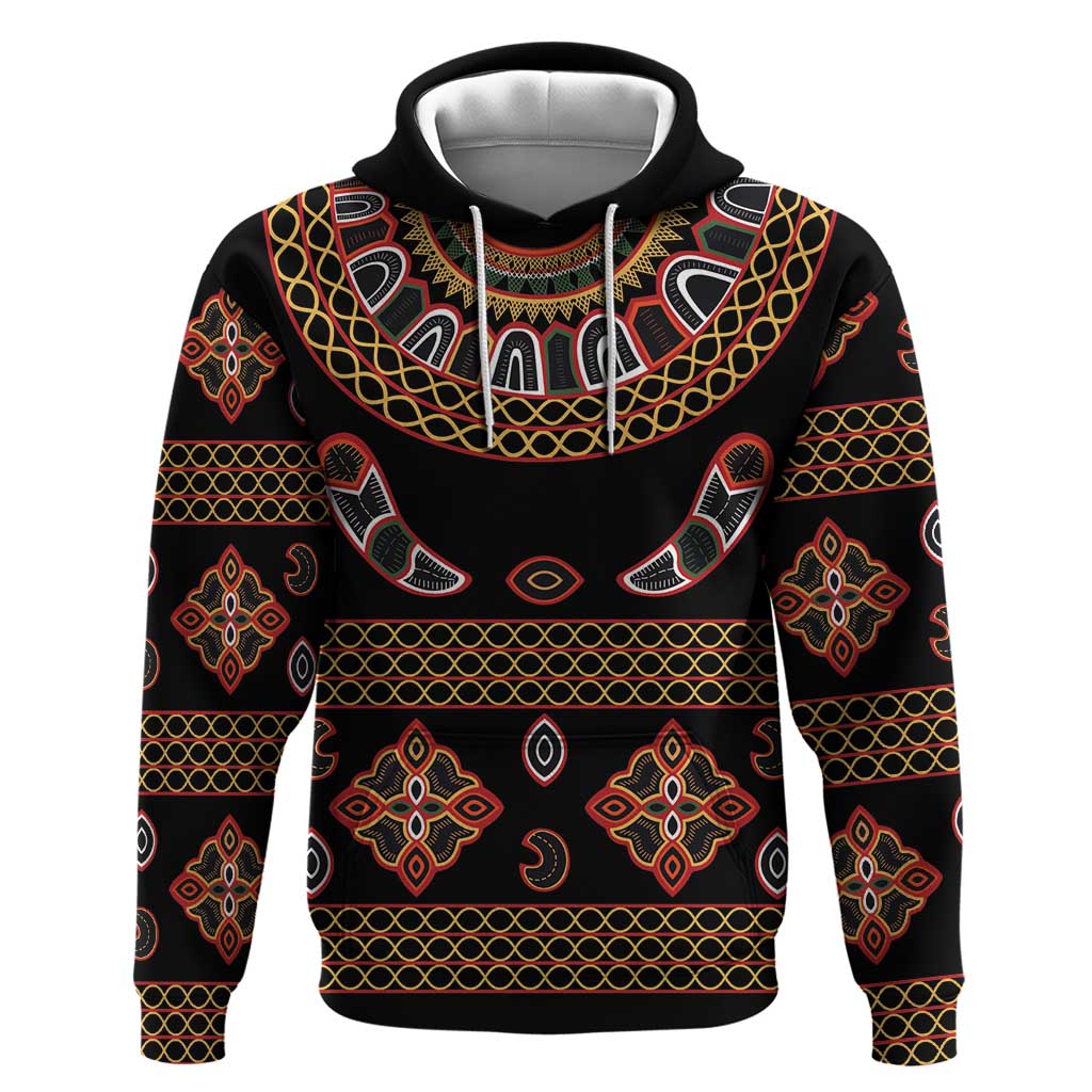 Toghu Hoodie Cameroon Traditional Pattern