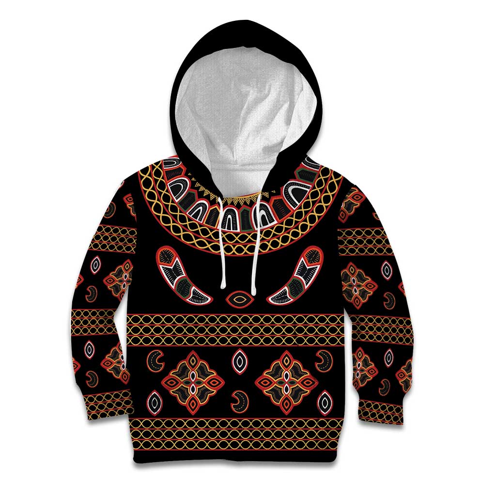 Toghu Kid Hoodie Cameroon Traditional Pattern