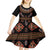 Toghu Kid Short Sleeve Dress Cameroon Traditional Pattern