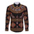 Toghu Long Sleeve Button Shirt Cameroon Traditional Pattern