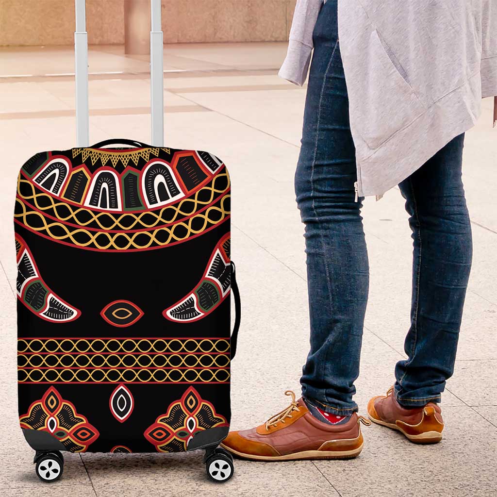 Toghu Luggage Cover Cameroon Traditional Pattern