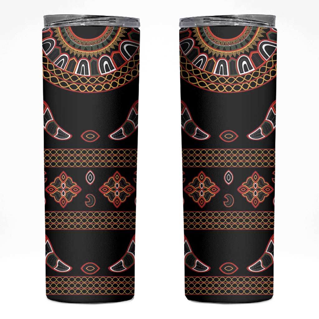 Toghu Skinny Tumbler Cameroon Traditional Pattern