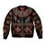 Toghu Sleeve Zip Bomber Jacket Cameroon Traditional Pattern