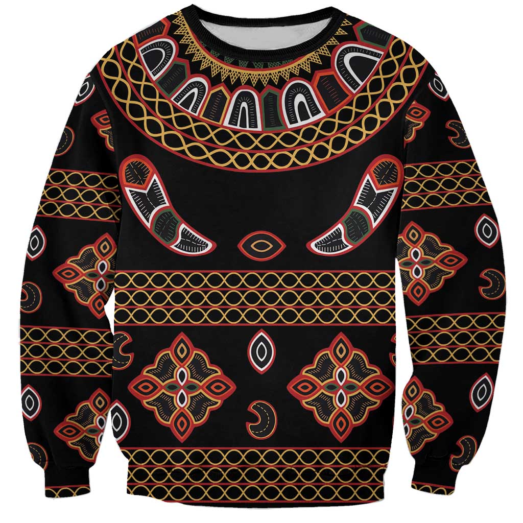 Toghu Sweatshirt Cameroon Traditional Pattern