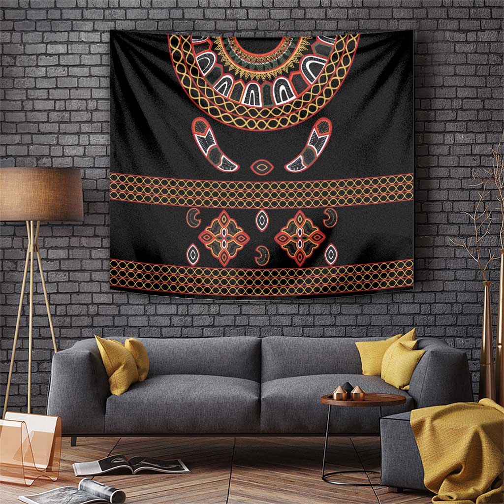 Toghu Tapestry Cameroon Traditional Pattern