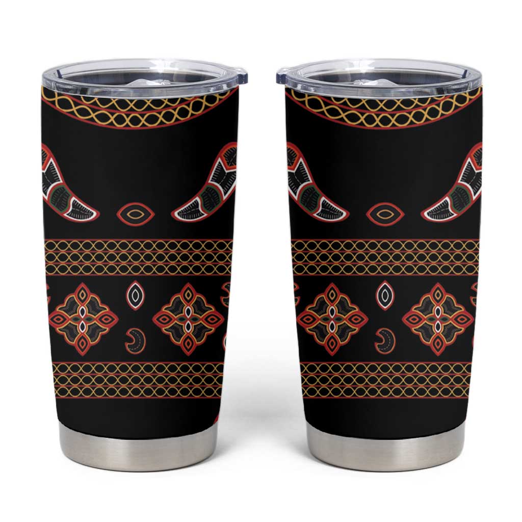 Toghu Tumbler Cup Cameroon Traditional Pattern