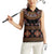 Toghu Women Sleeveless Polo Shirt Cameroon Traditional Pattern