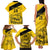 Custom Colombia Football Family Matching Tank Maxi Dress and Hawaiian Shirt Go Los Cafeteros