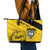 Custom Colombia Football Leather Tote Bag Go Los Cafeteros