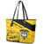 Custom Colombia Football Leather Tote Bag Go Los Cafeteros