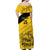 Custom Colombia Football Off Shoulder Maxi Dress Go Los Cafeteros