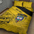 Custom Colombia Football Quilt Bed Set Go Los Cafeteros