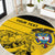 Custom Colombia Football Round Carpet Go Los Cafeteros