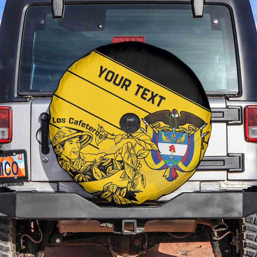 Custom Colombia Football Spare Tire Cover Go Los Cafeteros