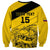 Custom Colombia Football Sweatshirt Go Los Cafeteros