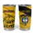 Custom Colombia Football Tumbler Cup Go Los Cafeteros