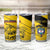 Custom Colombia Football Tumbler Cup Go Los Cafeteros