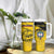 Custom Colombia Football Tumbler With Handle Go Los Cafeteros