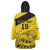 Custom Colombia Football Wearable Blanket Hoodie Go Los Cafeteros