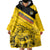 Custom Colombia Football Wearable Blanket Hoodie Go Los Cafeteros