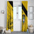 Custom Colombia Football Window Curtain Go Los Cafeteros