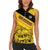 Custom Colombia Football Women Sleeveless Polo Shirt Go Los Cafeteros