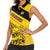 Custom Colombia Football Women Sleeveless Polo Shirt Go Los Cafeteros