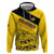 Custom Colombia Football Zip Hoodie Go Los Cafeteros