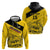 Custom Colombia Football Zip Hoodie Go Los Cafeteros