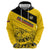 Custom Colombia Football Zip Hoodie Go Los Cafeteros