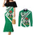 Nigeria Coat Of Arms Couples Matching Mermaid Dress and Long Sleeve Button Shirt Sporty Style