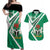 Nigeria Coat Of Arms Couples Matching Off Shoulder Maxi Dress and Hawaiian Shirt Sporty Style