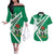 Nigeria Coat Of Arms Couples Matching Off The Shoulder Long Sleeve Dress and Hawaiian Shirt Sporty Style