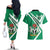 Nigeria Coat Of Arms Couples Matching Off The Shoulder Long Sleeve Dress and Hawaiian Shirt Sporty Style